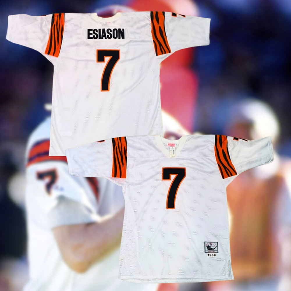 Cincinnati Bengals Boomer Esiason Mitchell & Ness 1988 Throwback Jersey 58 3XL